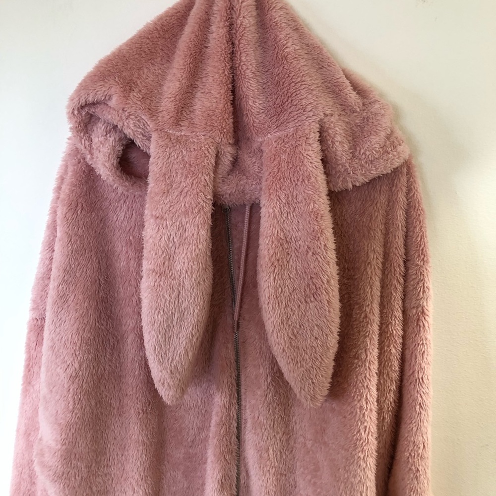 Cozy Pink Fleece Hoodie - Picture 2 of 5